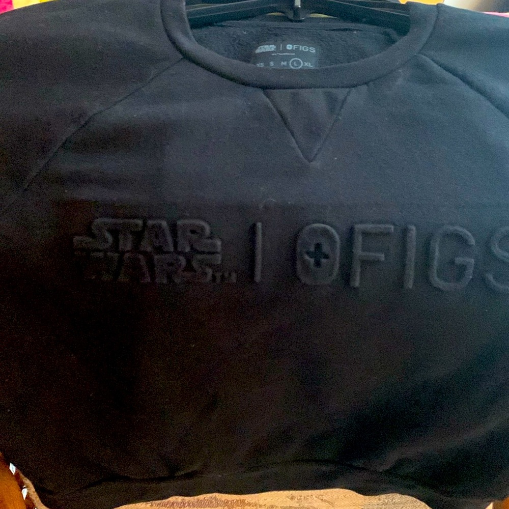 Star Wars Figs men’s size large black sweatshirt